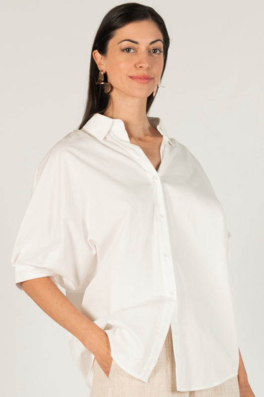 Tricia 3/4 Sleeve Button Down