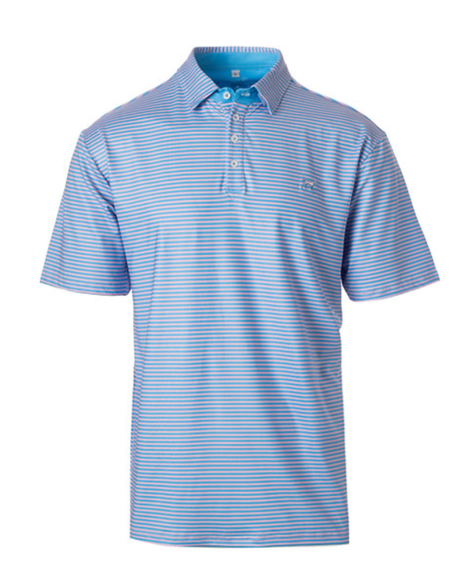 Signature Polo- Pink/Blue