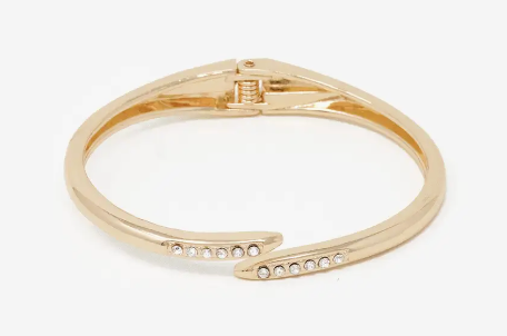 Twist Hinge Bracelet- Gold