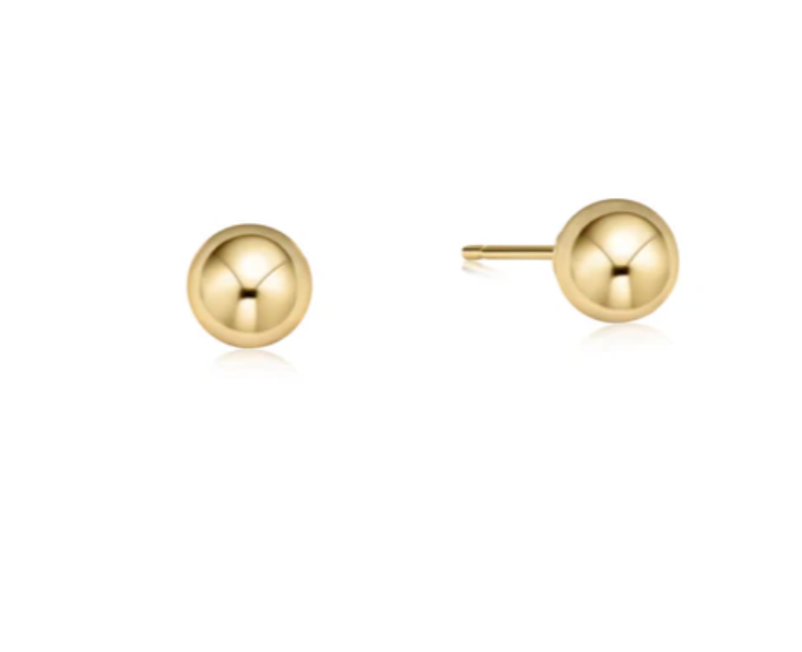 Class 6mm Gold Stud