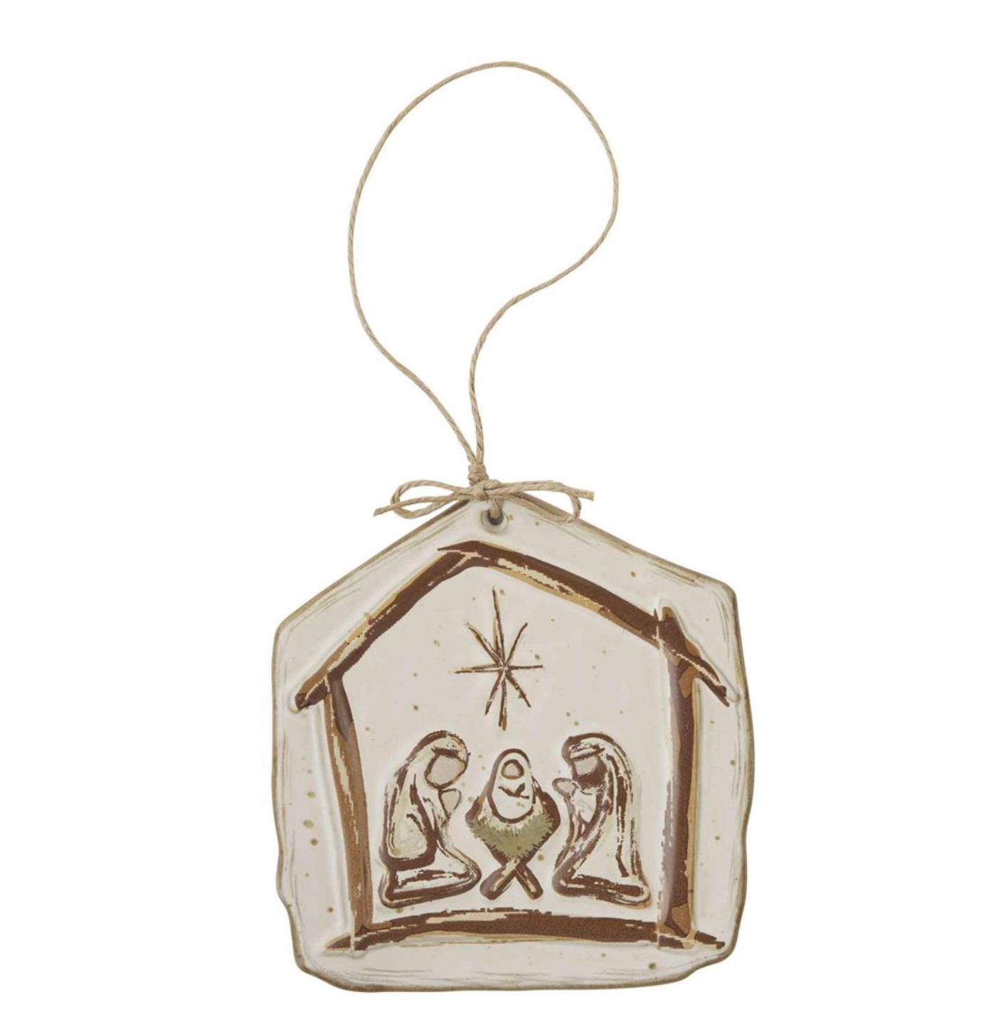 Farm Nativity Ornament