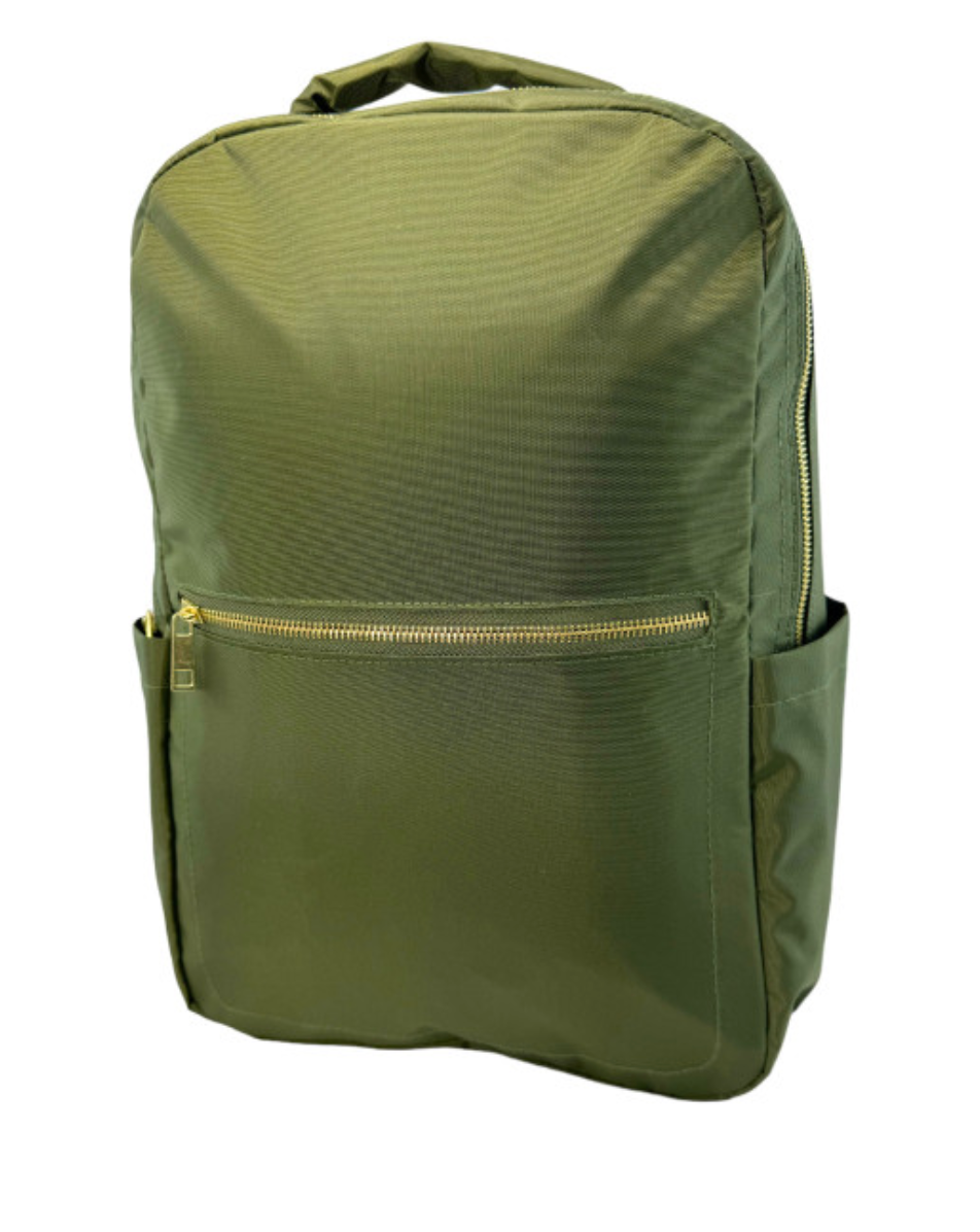 Olive Nylon Diego Backpack