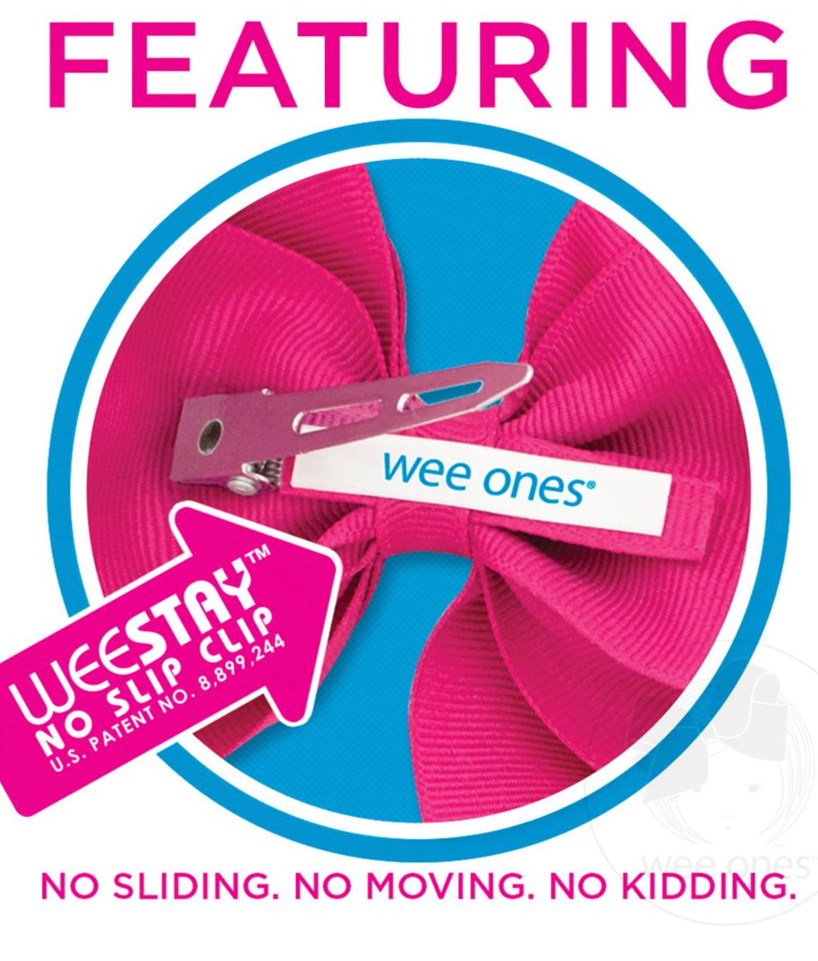 Medium Velvet Scallop Bow- Ivory