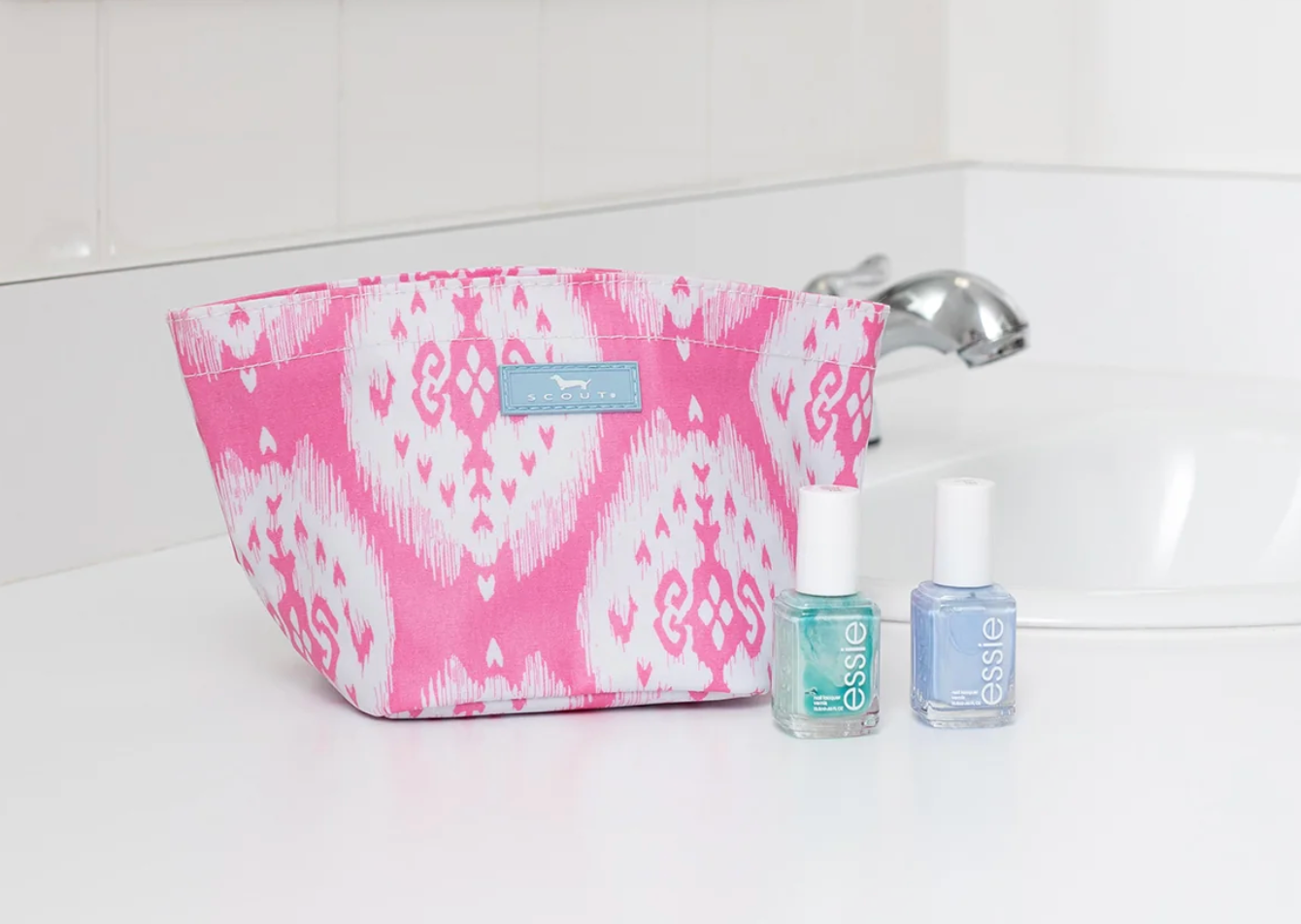 Crown Jewels Makeup Bag - Pink