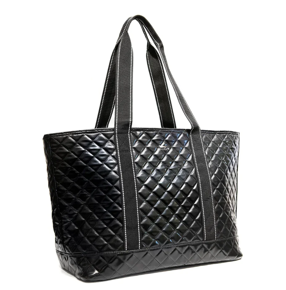 Joyride Shoulder Bag - Black Quilted