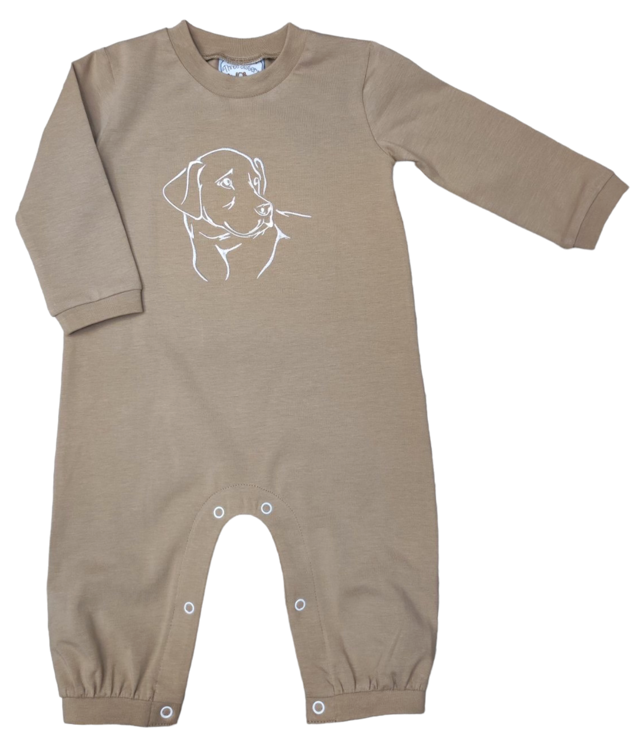 Lab Embroidery Boys Romper