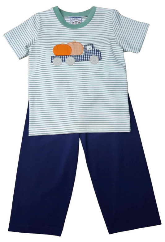 Pumpkin Truck Boys Pant Set