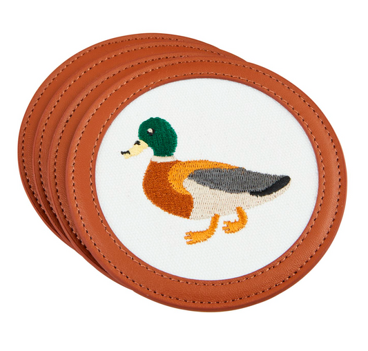 MALLARD EMB ICON COASTER