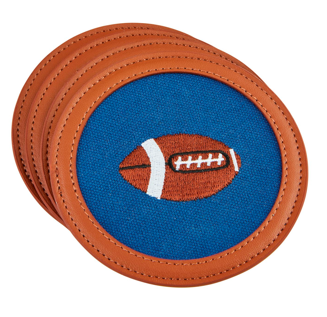 FOOTBALL EMB ICON COASTER