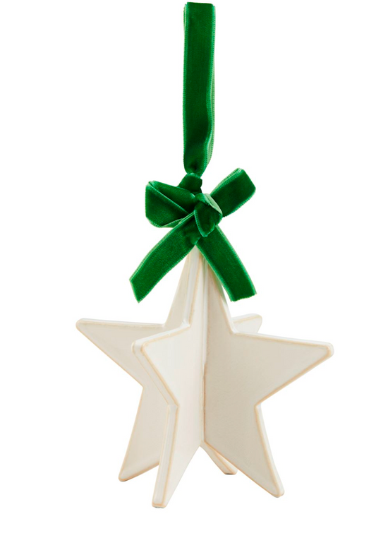 STAR CERAMIC ORNAMENT