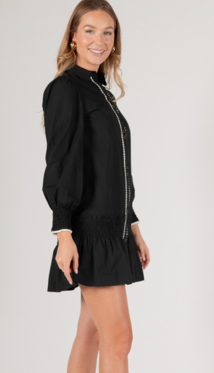 Poplin Button Up Dress