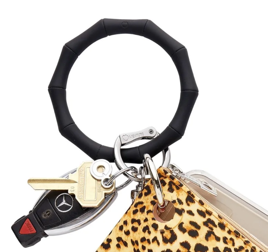 Key Ring Silicone-Bamboo