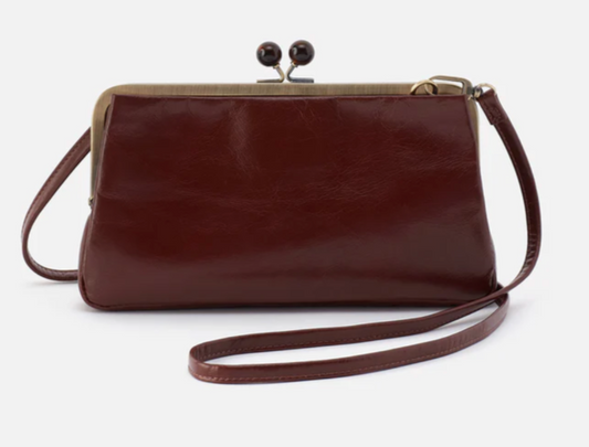 Chocolate Lauren Frame Crossbody