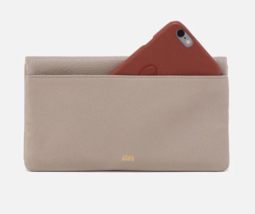 Taupe Lumen Continental Wallet