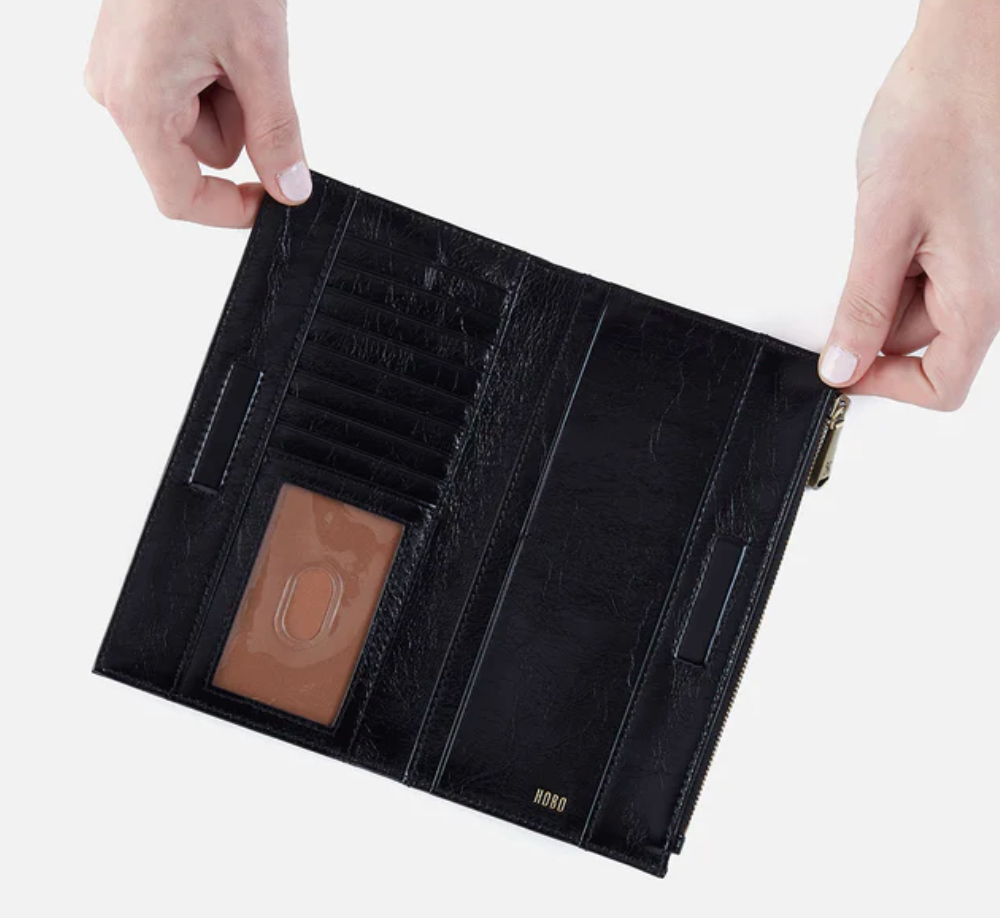 Black Jill Large Bifold Wallet