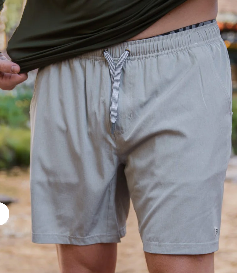 Athletic Shorts- Light Grey Mayan Liner