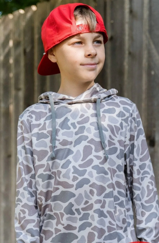 Performance Hoodie-Classic Deer Camo -Youth