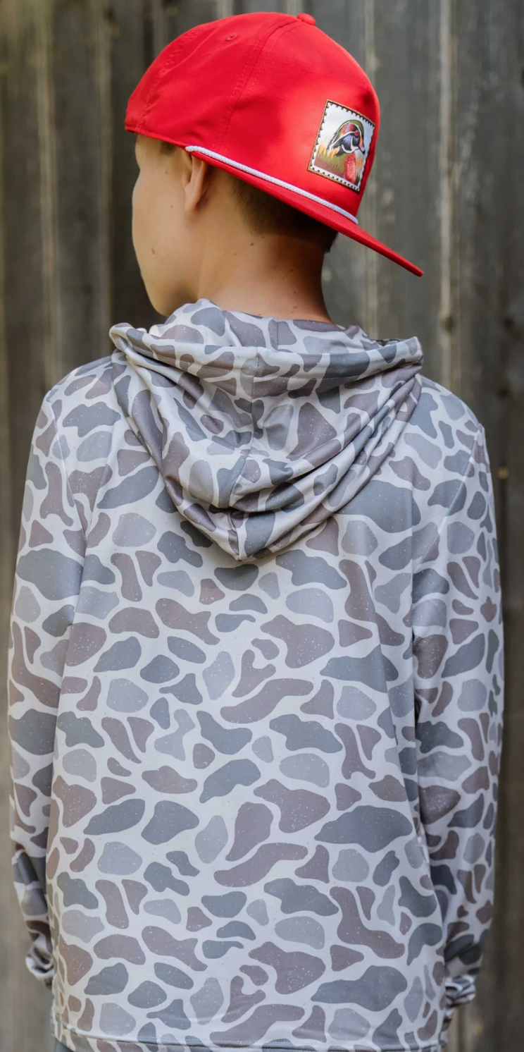 Performance Hoodie-Classic Deer Camo -Youth