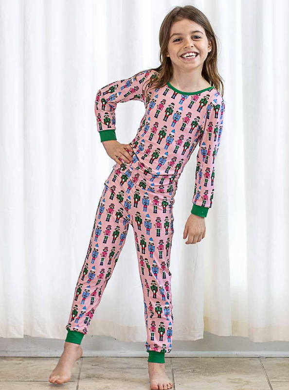 Girls Nutcracker Long Sleeve Pajamas