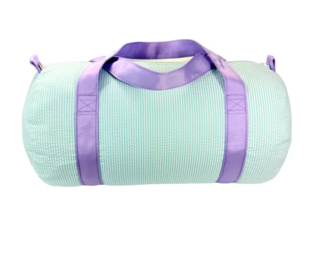 Mermaid Seersucker Duffle