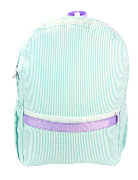 Mermaid Seersucker Backpack