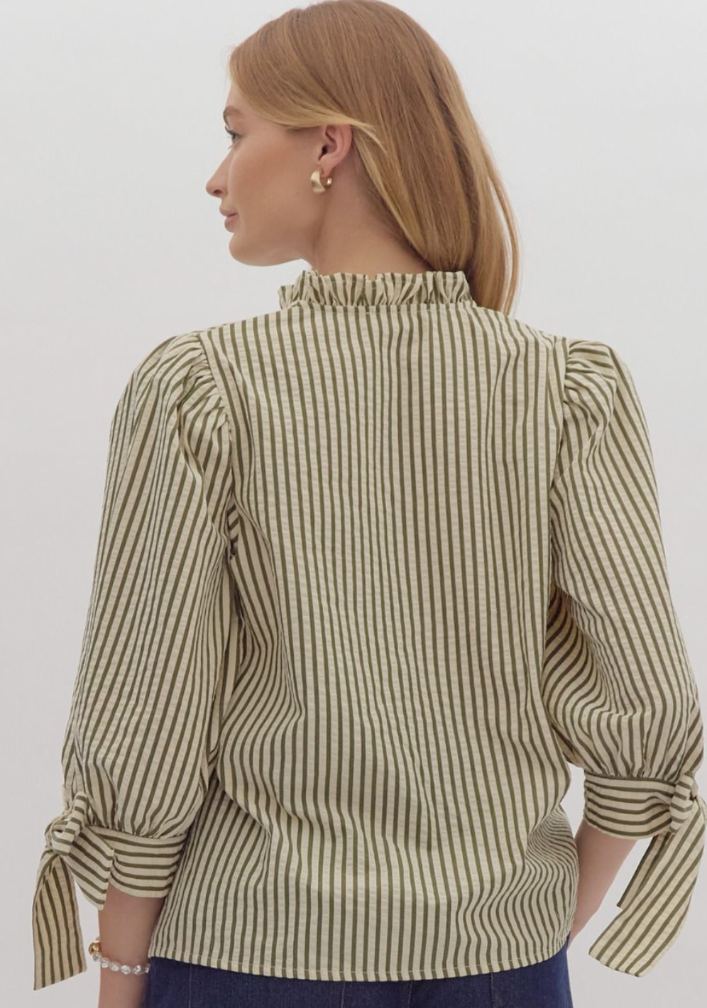 3/4 Stripe Blouse