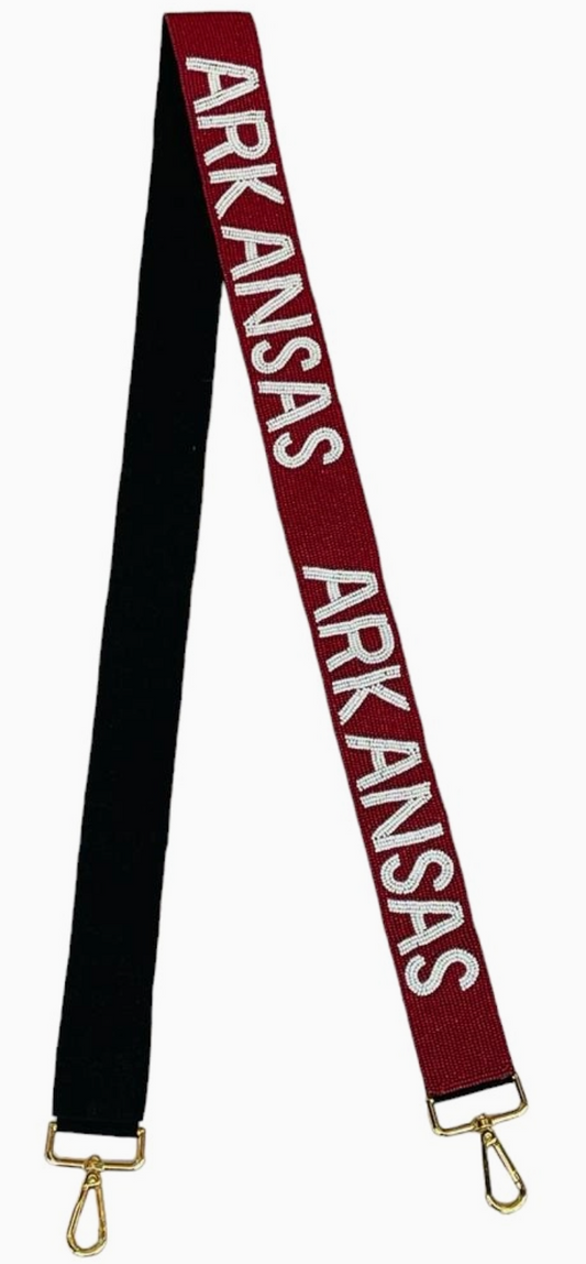 Arkansas Beaded Purse Strap