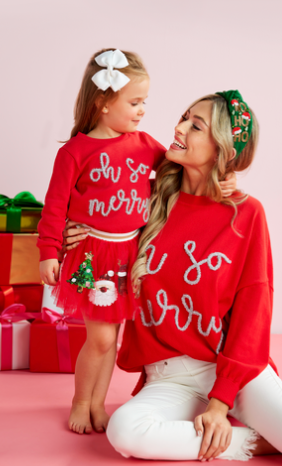Oh So Merry Sweater Kid