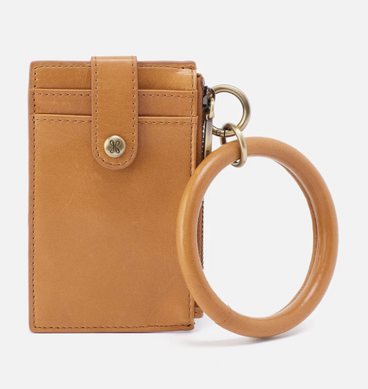 Natural Ring Credit Card Wristlet