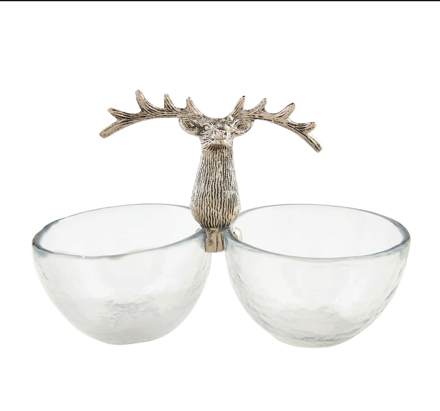 Glass Deer Double Dipper