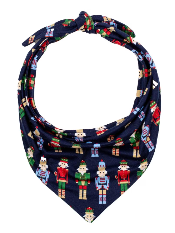 Nutcracker Dog Bandana-Navy