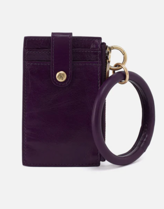 Deer Purple Ring Credit Card Wristlet