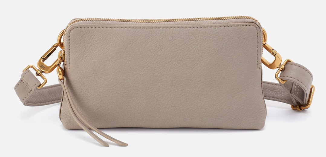 Taupe Slim Fern Belt Bag-Hobo