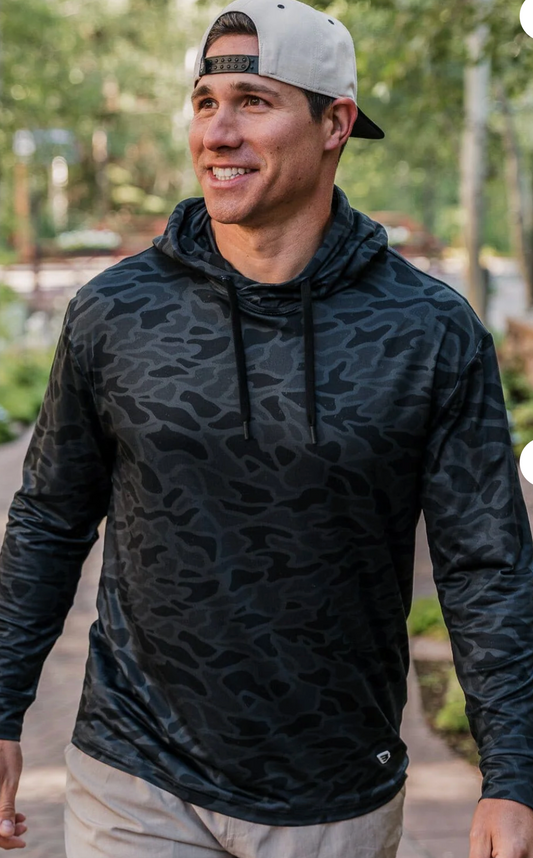 Performance Hoodie - Black Camo