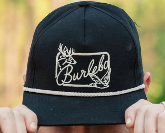 Black Burlebo Patch Logo Hat