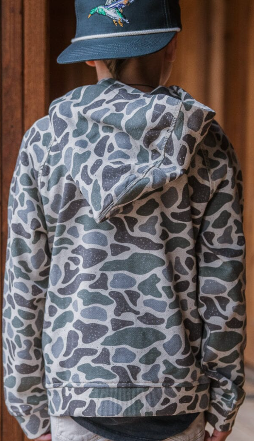 Fleece Hoodie - Classic Camo -Youth