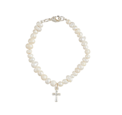 Silver Cross Bracelet