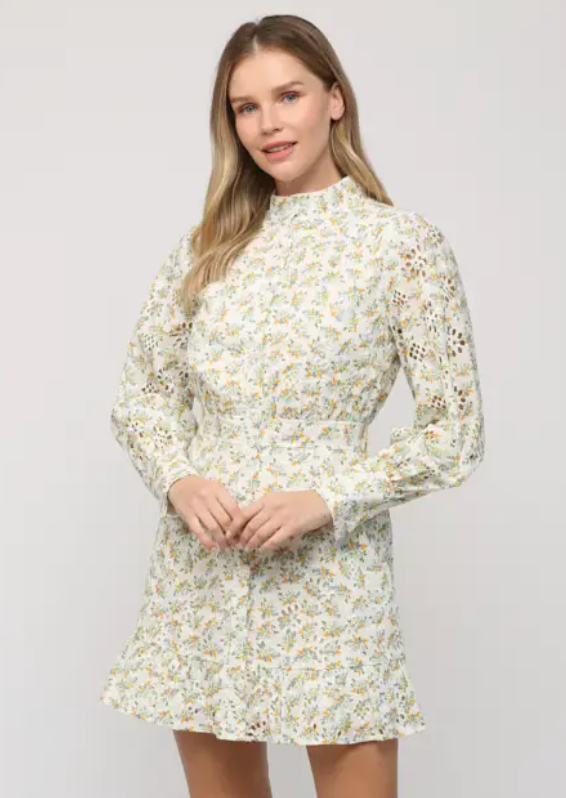 Broderie Eyelett Dress