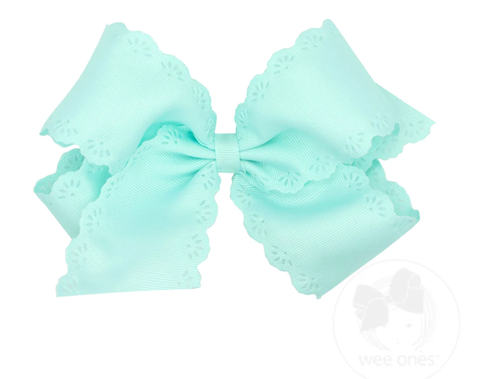 Medium Bow w/ Eyelet-CRYSTALLINE