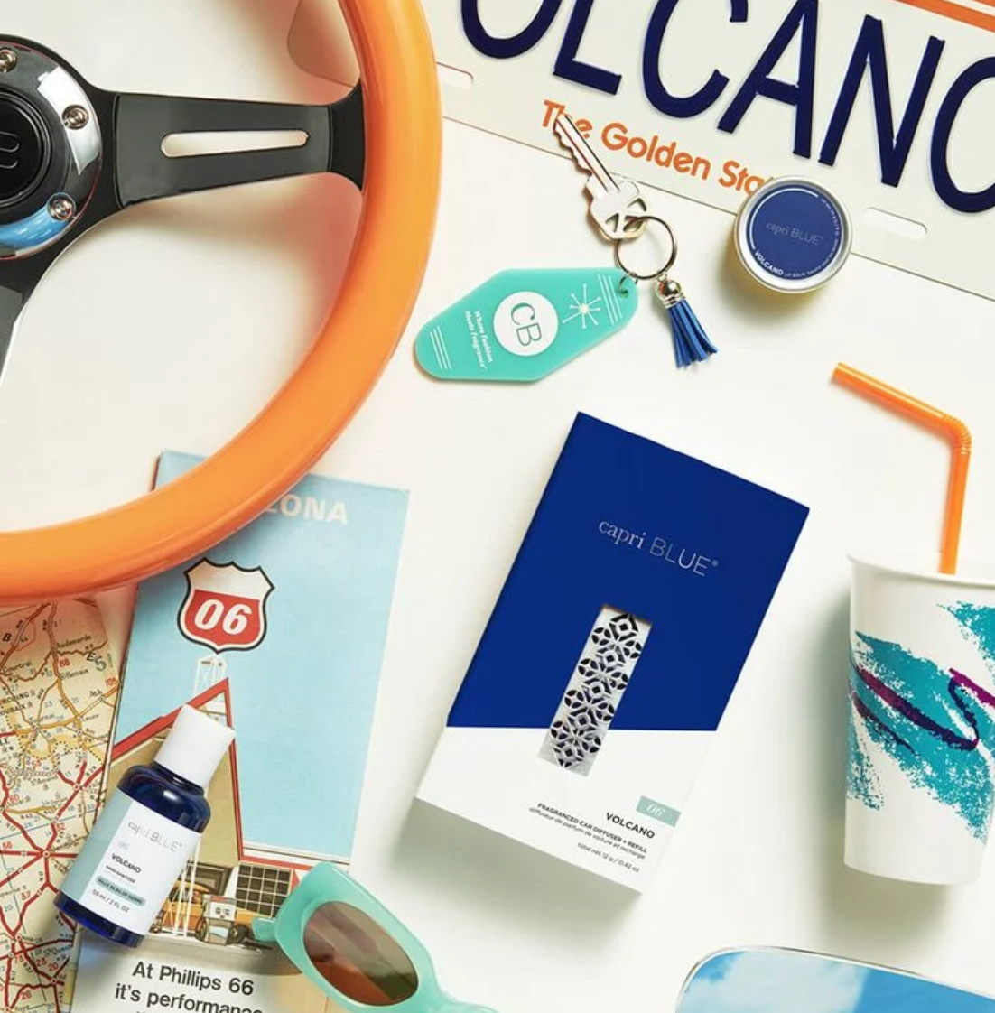 Volcano Car Diffuser + Refill