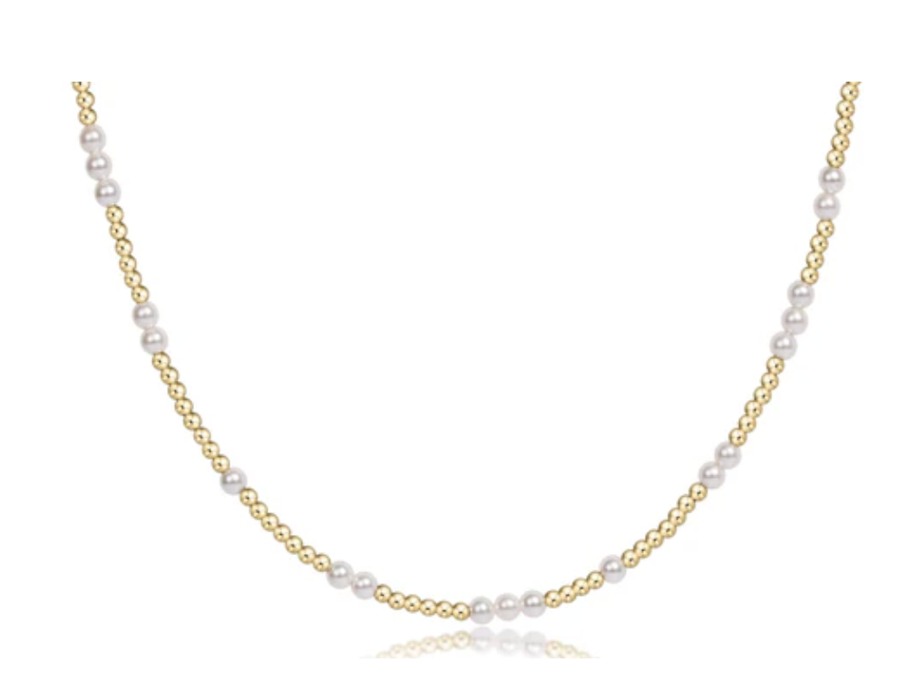 choker hope unwritten - 3mm pearl choker