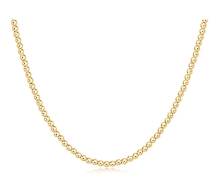 15" Choker Classic Gold-Classic 4mm