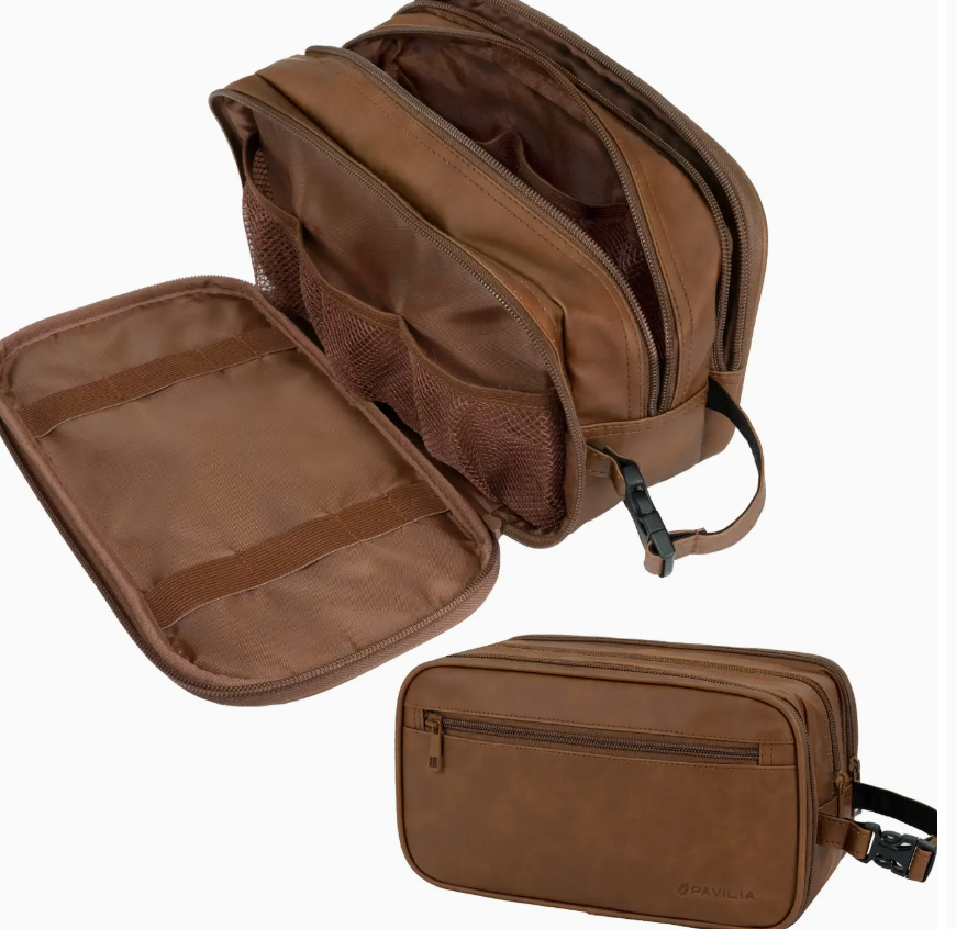 Toiletry Bag- Brown