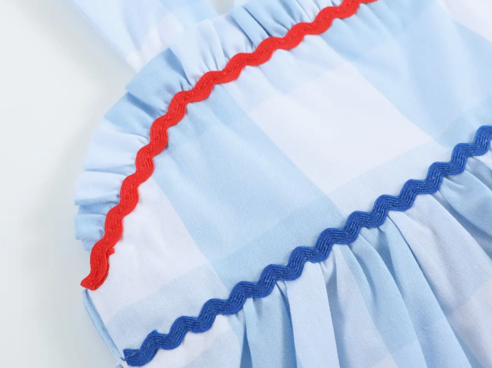 Blue Gingham Sundress