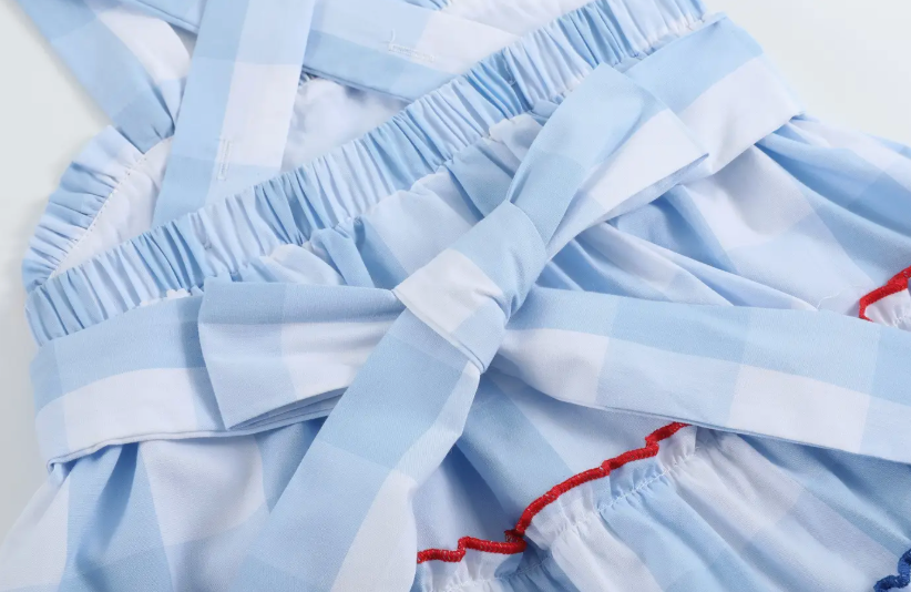 Blue Gingham Sundress