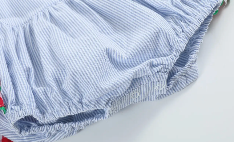 Watermelon Seersucker Bubble