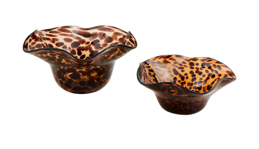 Tortoise Ruffle Bowl Set