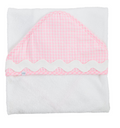 Pink Ric-Rac Hooded Towel
