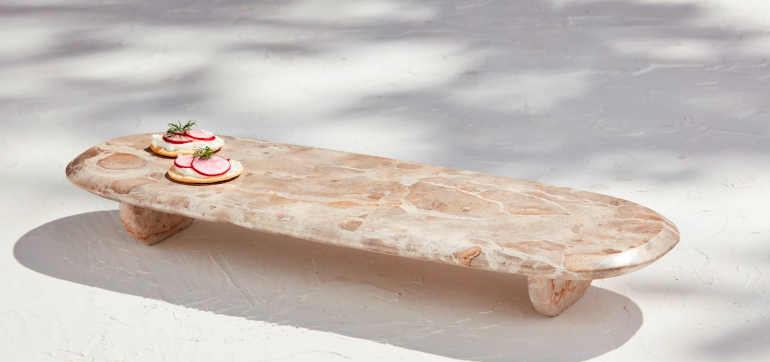 Tan Marble Riser Board