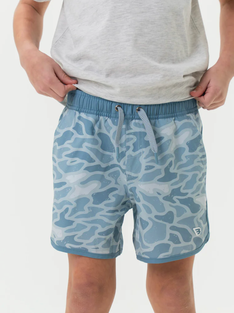 Youth Swim Trunks -Seaside Camo